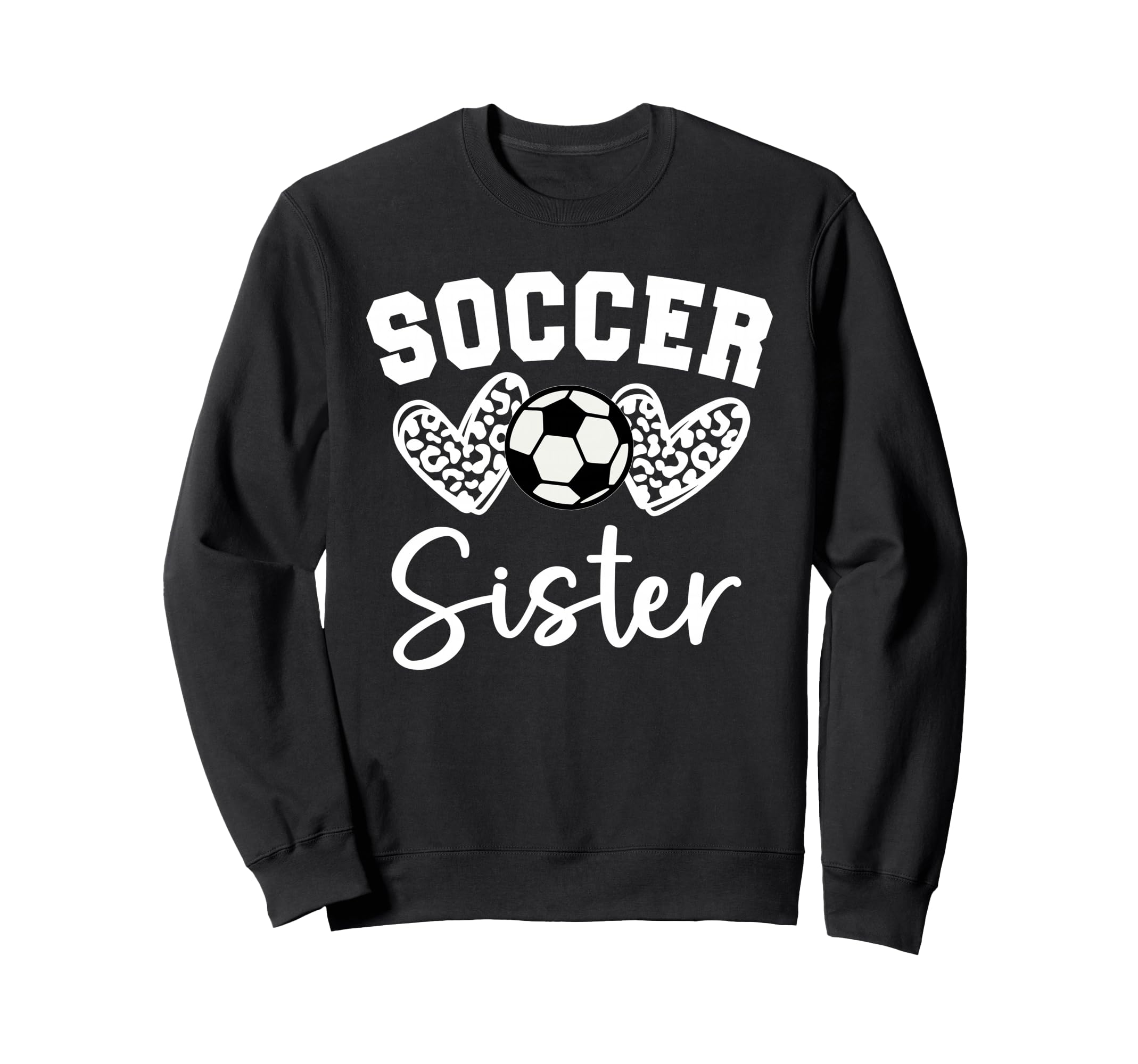 Soccer Sister Matching Family Soccer Sweatshirt - Custom Art Print Unisex