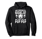 Proud Hockey Goalie Pop Pop Ice Hoodie - Casual Everyday Wear for Adults