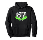 67 Soccer Ball Goalie Net Gloves Hoodie - Casual Everyday Wear for Adults