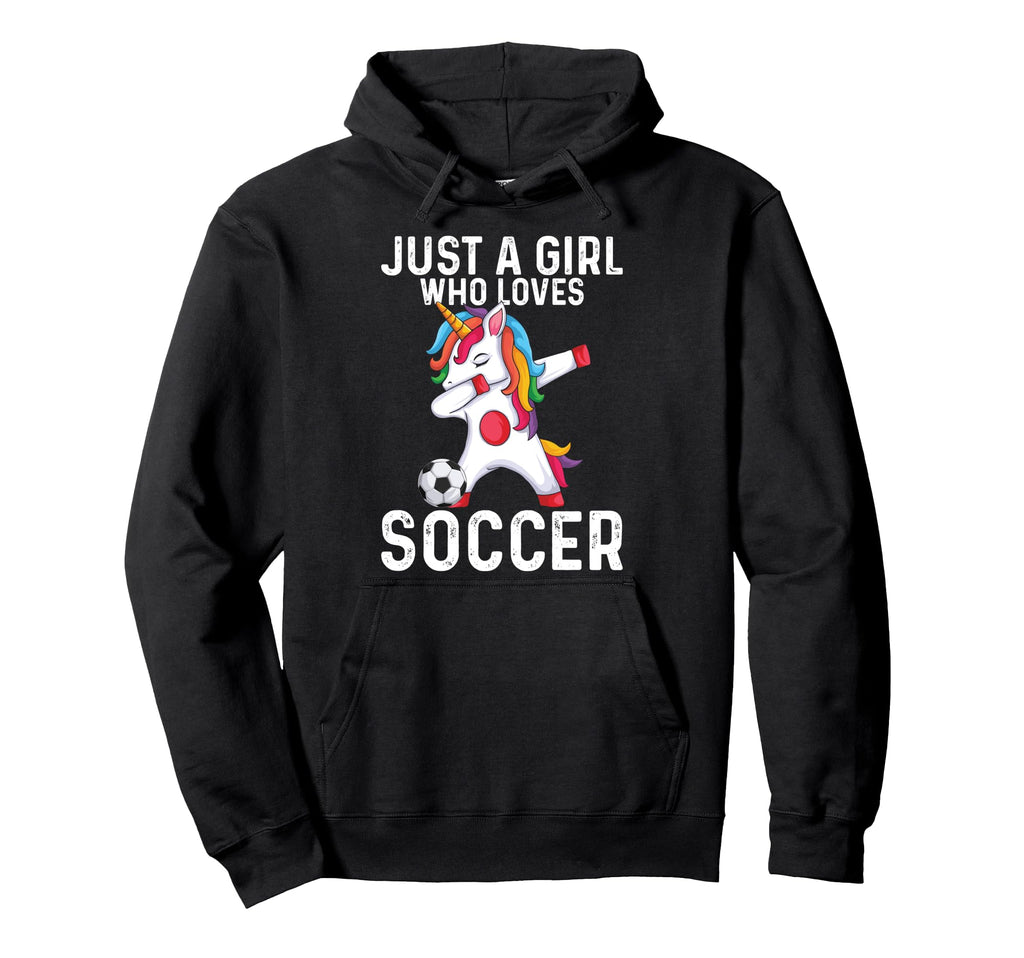 Funny Who Loves Soccer Hoodie - Novelty Apparel for Adults