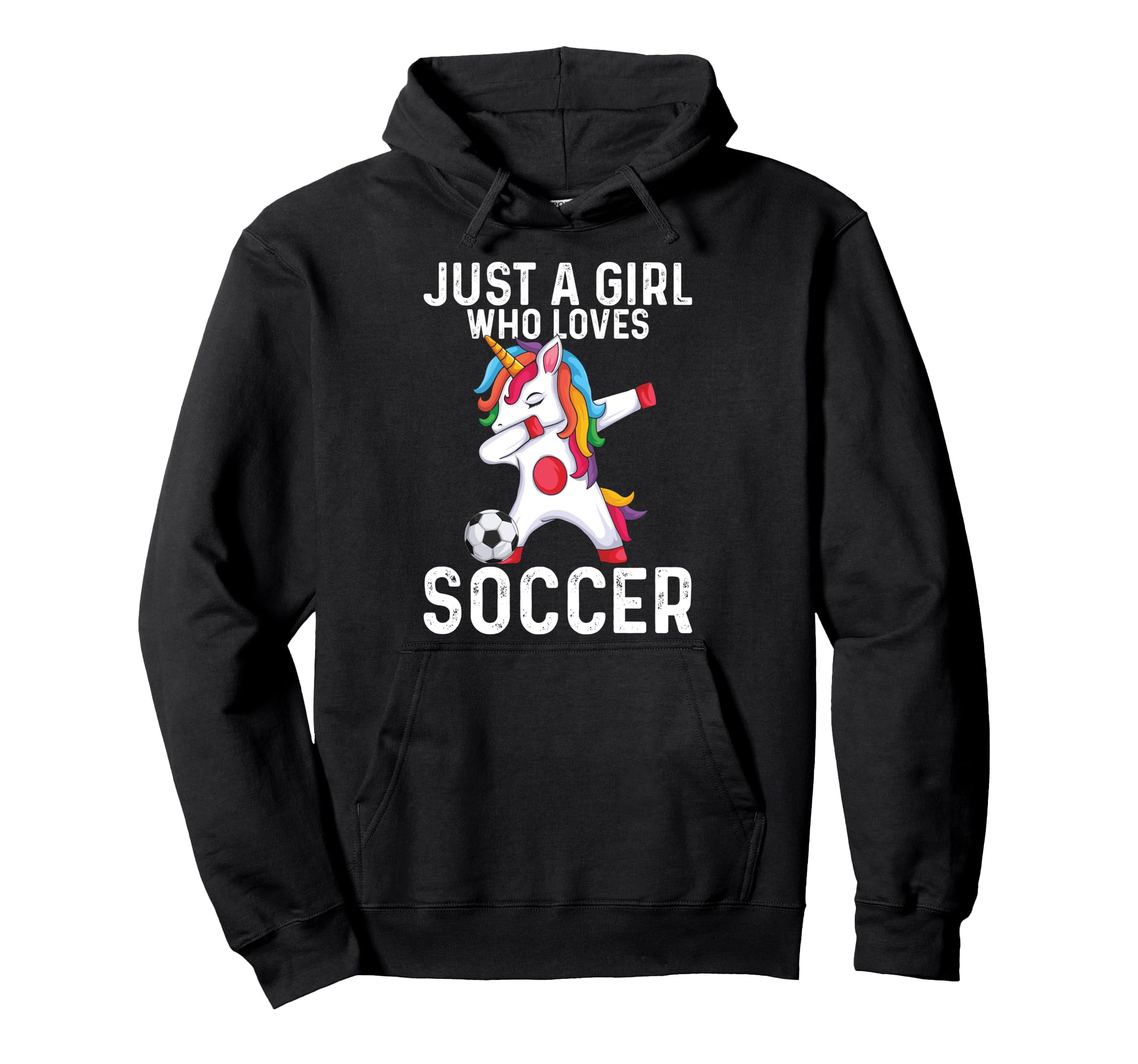 Funny Who Loves Soccer Hoodie - Novelty Apparel for Adults