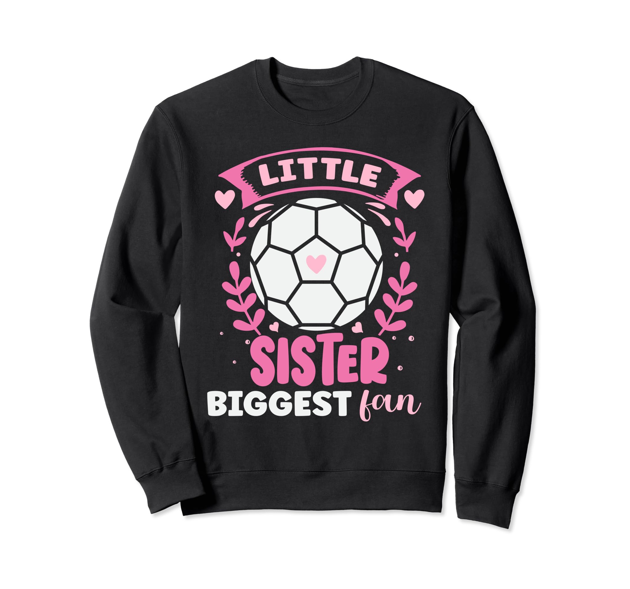 Soccer Biggest Fan Soccer Player Little Sweatshirt - Unique Graphic Unisex