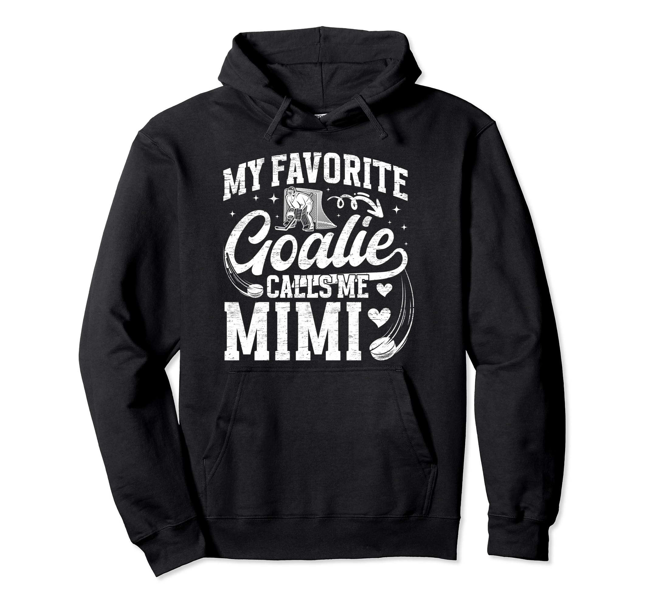 My Favorite Ice Hockey Goalie Mimi Ice Hoodie - Minimalist Print Men Women