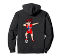 Dabbing Soccer Norway Jersey Hoodie - Streetwear Style for Adults