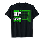Funny Who Loves Soccer T-Shirt - Casual Everyday Wear for Adults