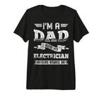 Im Dad And Electrician Nothing Scares T-Shirt - Aesthetic Graphic Unisex