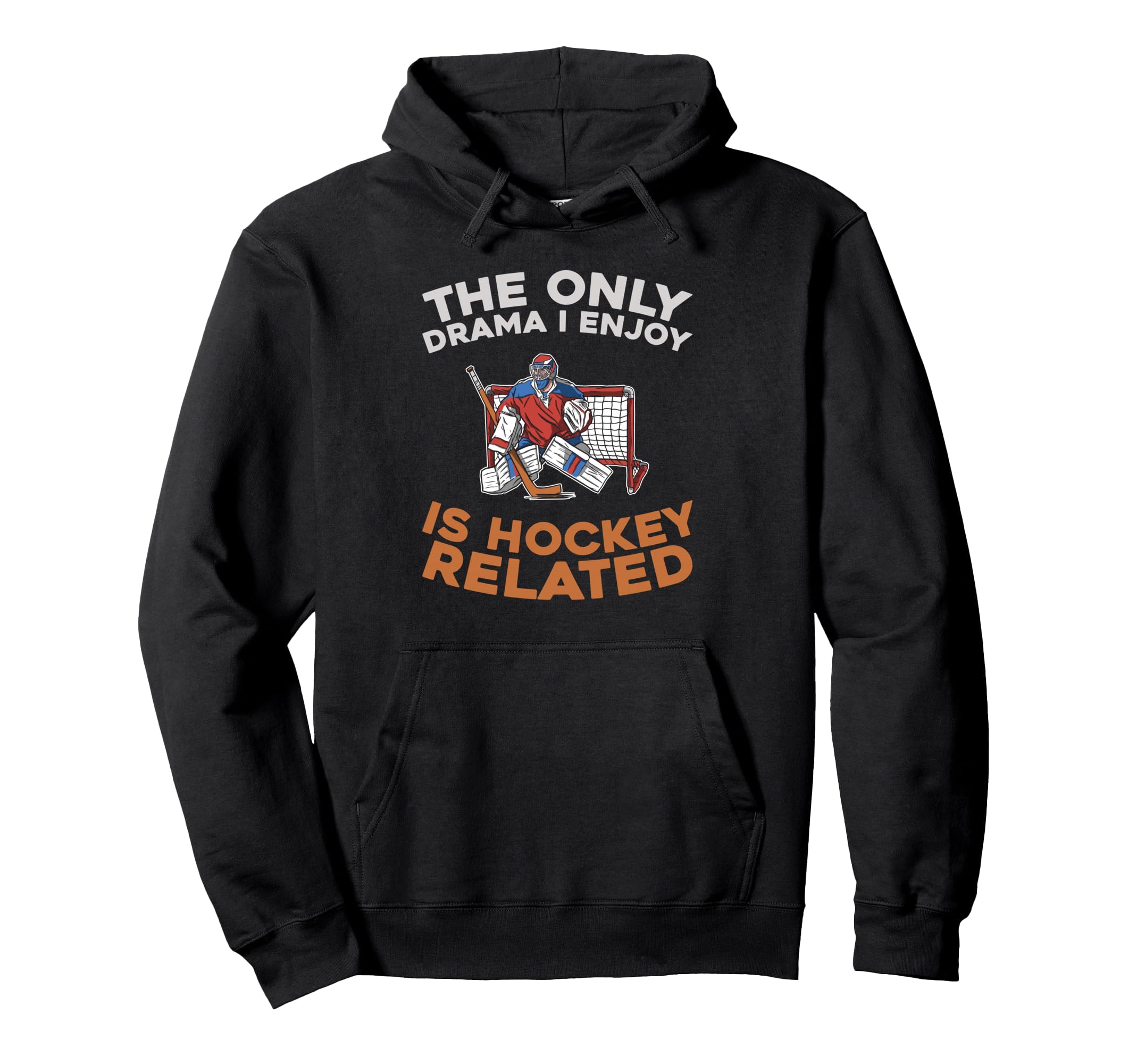 Hockey Goalkeeper Ice Hockey Goalie Hoodie - Unique Graphic Men Women