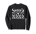 Soccer Nana Heart Grandma Nana Sweatshirt - Trendy Graphic for Adults