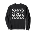 Soccer Nana Heart Grandma Nana Sweatshirt - Trendy Graphic for Adults
