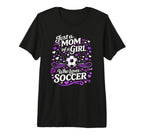 Soccer Mother Just Mom Who Loves T-Shirt - Novelty Apparel for Adults