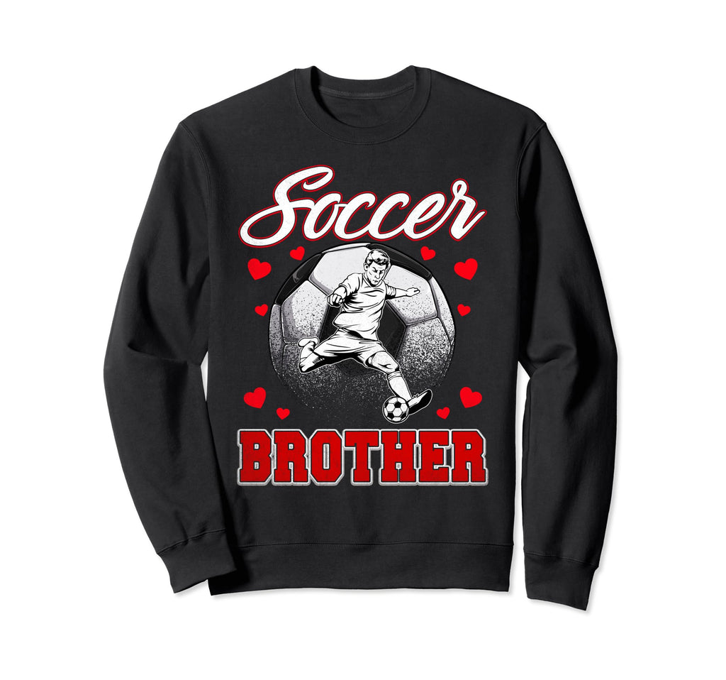 Soccer Brother Family Matching Team Sweatshirt - Trendy Graphic Men Women