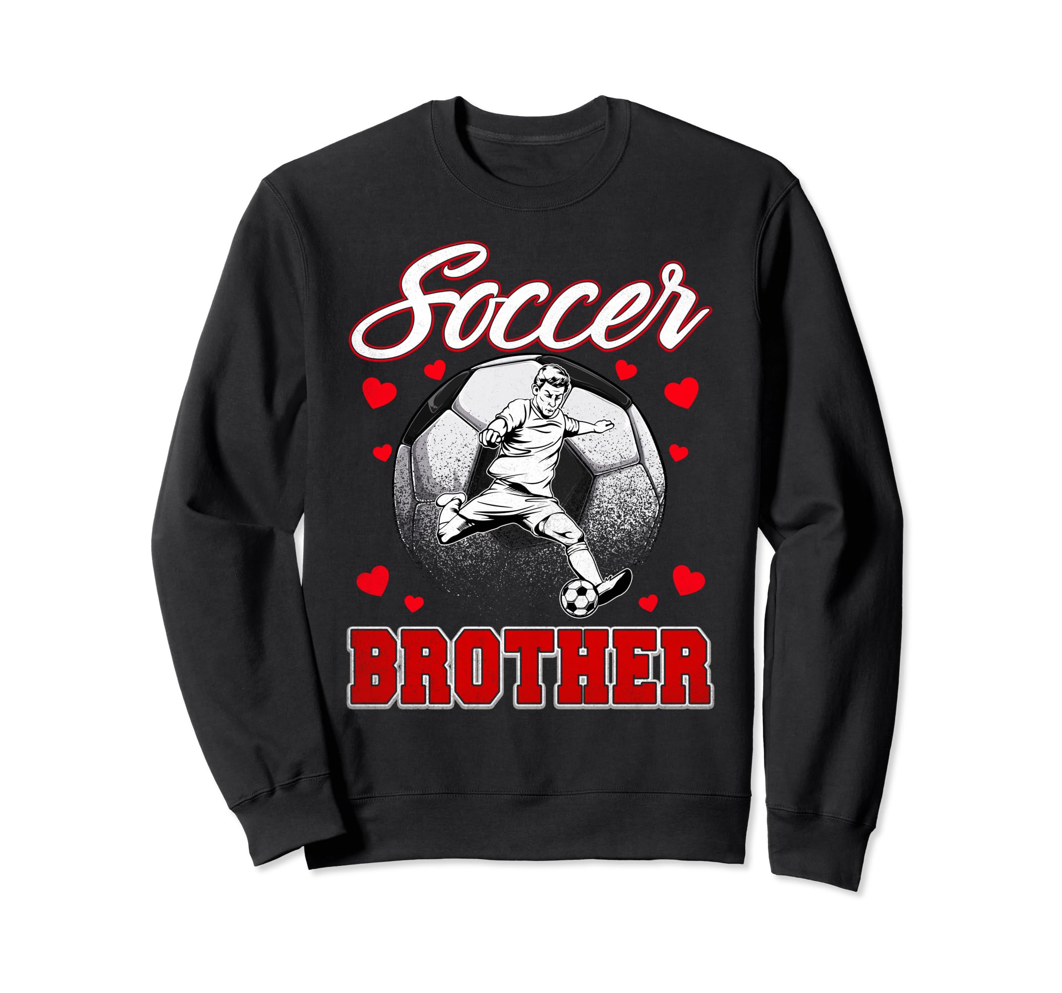 Soccer Brother Family Matching Team Sweatshirt - Trendy Graphic Men Women