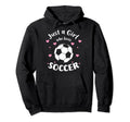 Just Who Loves Soccer Fans Soccer Hoodie - Streetwear Style Men Women