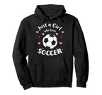 Just Who Loves Soccer Fans Soccer Hoodie - Streetwear Style Men Women