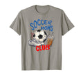 Soccer Moms Club Soccer Mom Mothers Day T-Shirt - Trendy Graphic for Adults