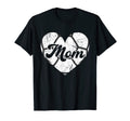 Mothers Day Distressed Heart Soccer Mom T-Shirt - Trendy Graphic Men Women