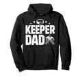 Ice Hockey Keeper Dad Hockey Goalkeeper Hoodie - Graphic Print Men Women