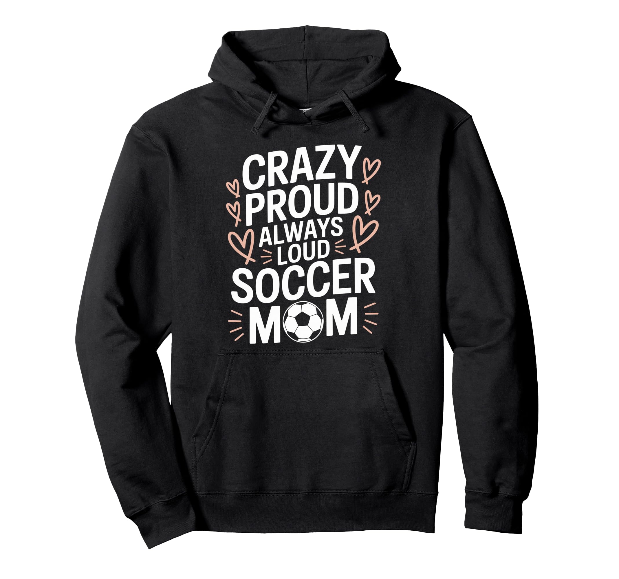 Goalkeeper Lover Crazy Proud Hoodie - Casual Everyday Wear for Adults