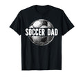 Soccer Dad Fatherhood Papa Soccer T-Shirt - Trendy Graphic for Adults