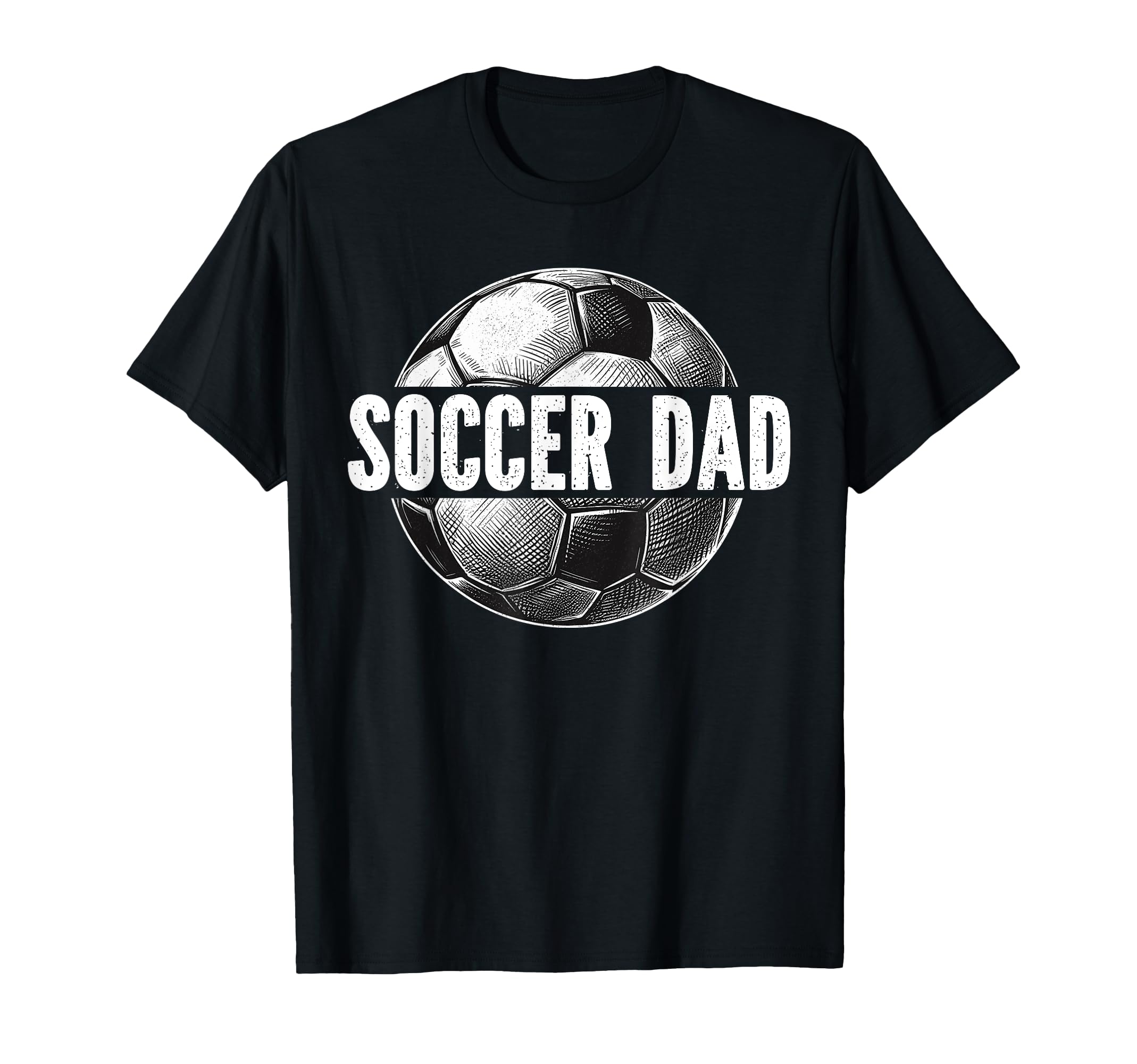Soccer Dad Fatherhood Papa Soccer T-Shirt - Trendy Graphic for Adults