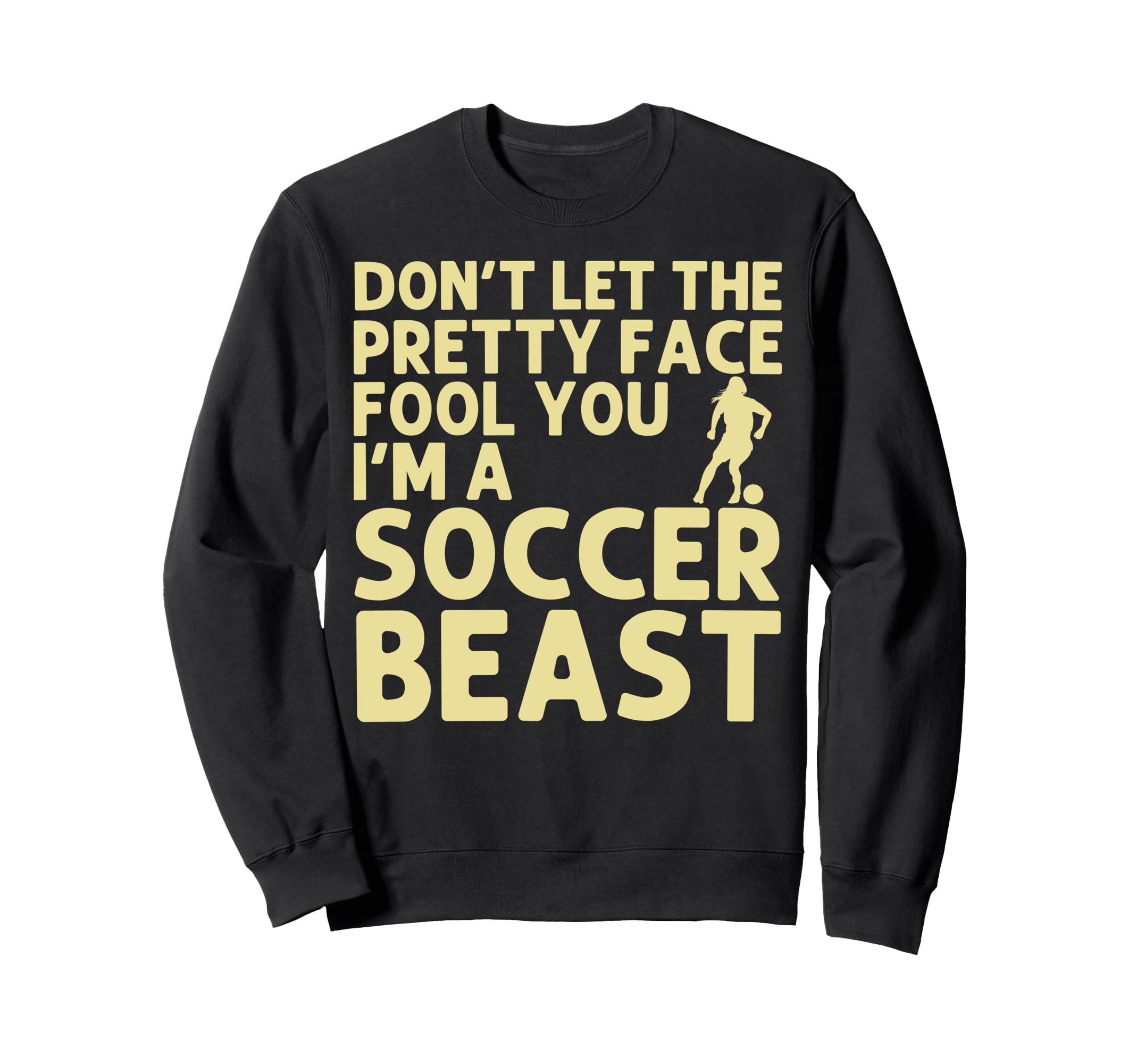 Soccer Art Teen Goalie Soccer Player Sweatshirt - Graphic Print for Adults