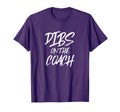 Dibs Coach Funny Athletic Sports Trainer T-Shirt - Graphic Print Men Women