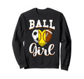 Ball Sports Heart Soccer Softball Sweatshirt - Streetwear Style Men Women