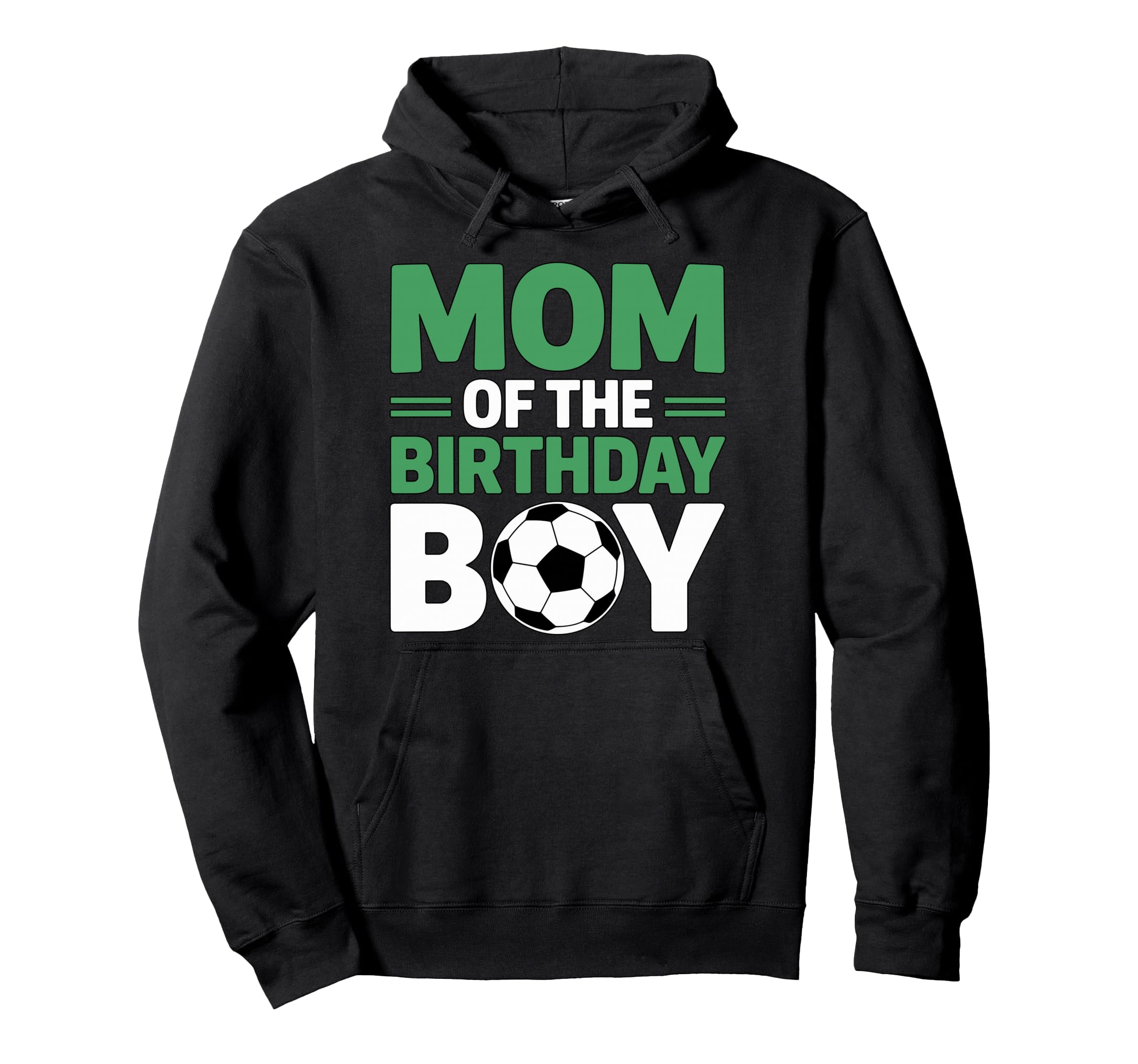 Mom Birthday Soccer Hoodie - Trendy Graphic for Adults