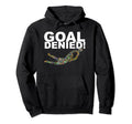 Goal Denied Soccer Goalie Dots Hoodie - Fun Novelty Design Men Women