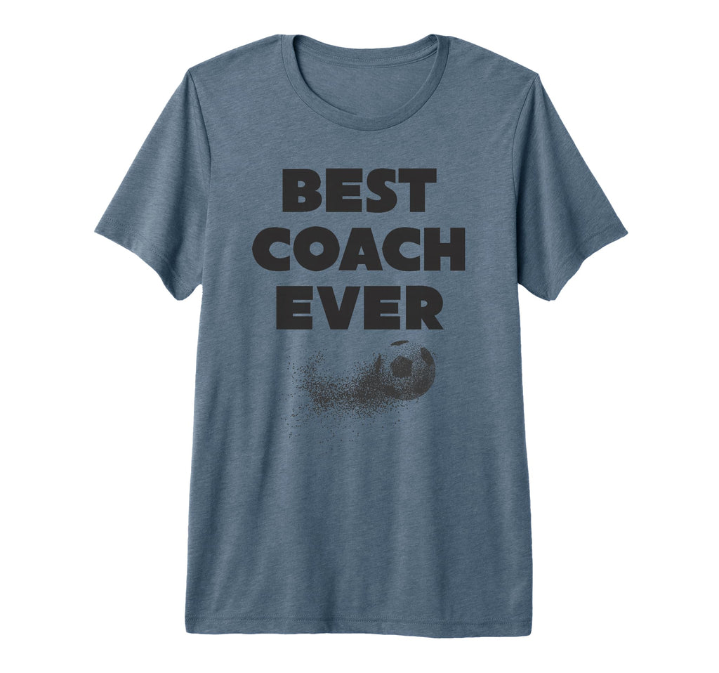 Best Coach Ever Tri Blend T-Shirt - Minimalist Print Unisex