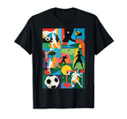 Soccer Game Team Coach Fans Free Kick T-Shirt - Novelty Apparel for Adults