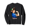 Proud Italian Pride Italiana Italy Sweatshirt - Graphic Print Men Women
