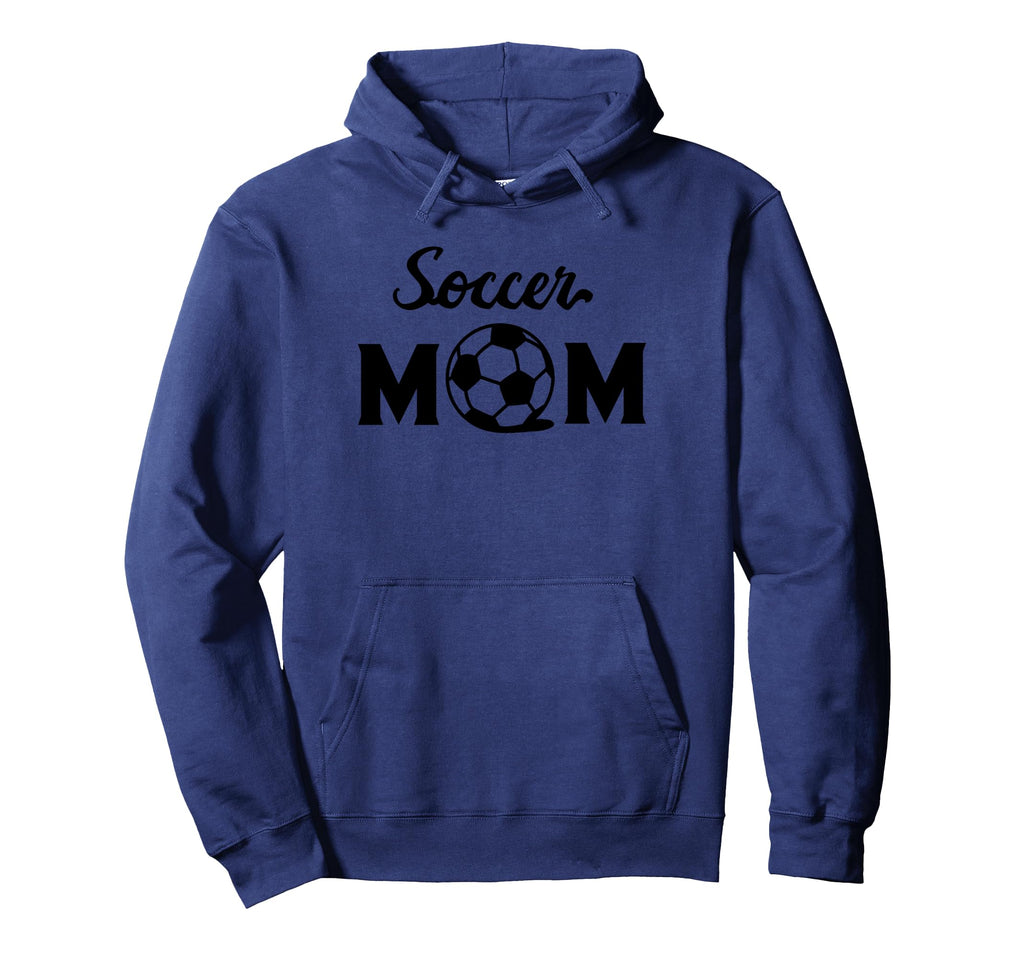 Soccer Mom Funny Soccer Sports Hoodie - Trendy Graphic for Adults