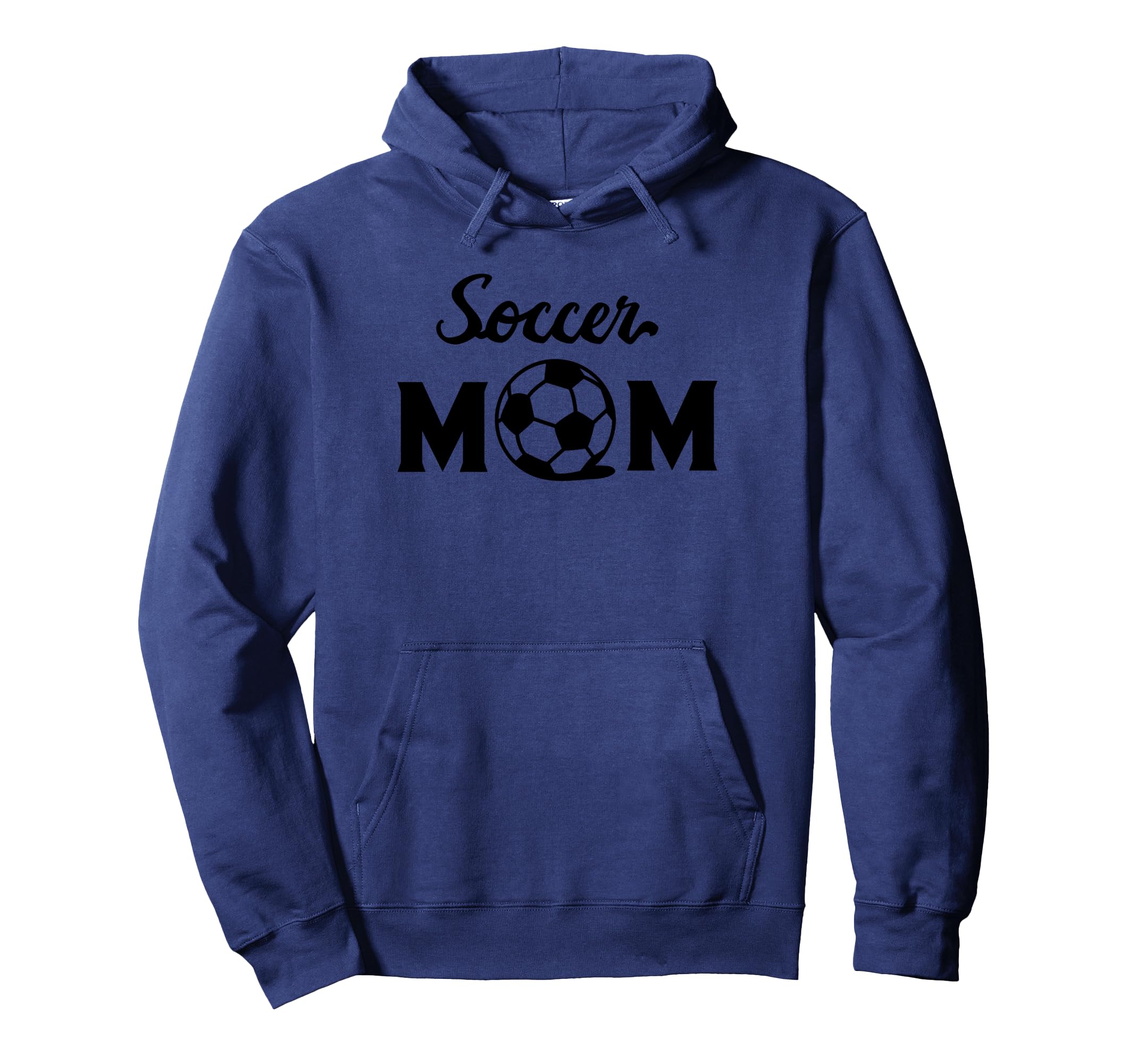 Soccer Mom Funny Soccer Sports Hoodie - Trendy Graphic for Adults