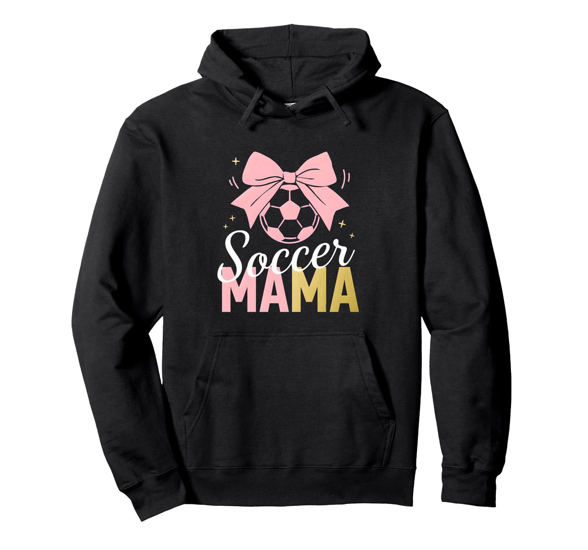 Soccer Mama Bow Soccer Mom Club Hoodie - Streetwear Style for Adults