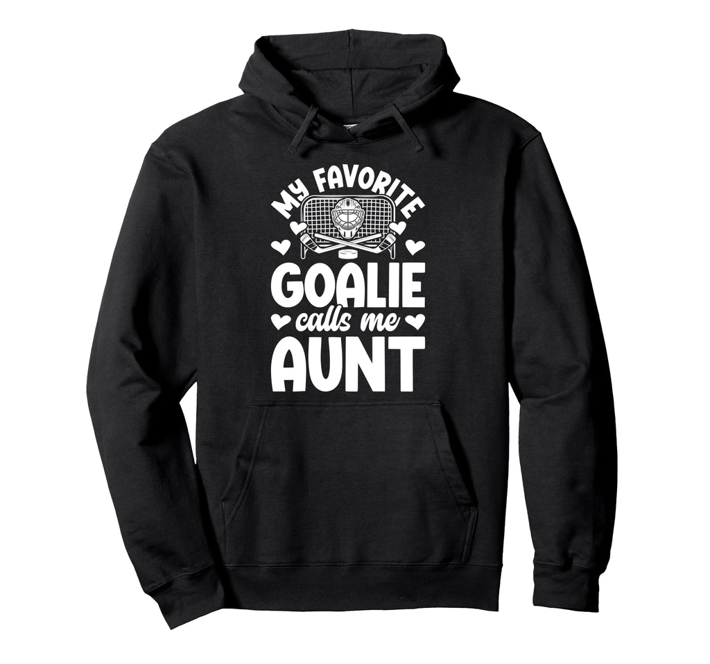 Proud Ice Hockey Goalie Aunt Hockey Hoodie - Streetwear Style Men Women