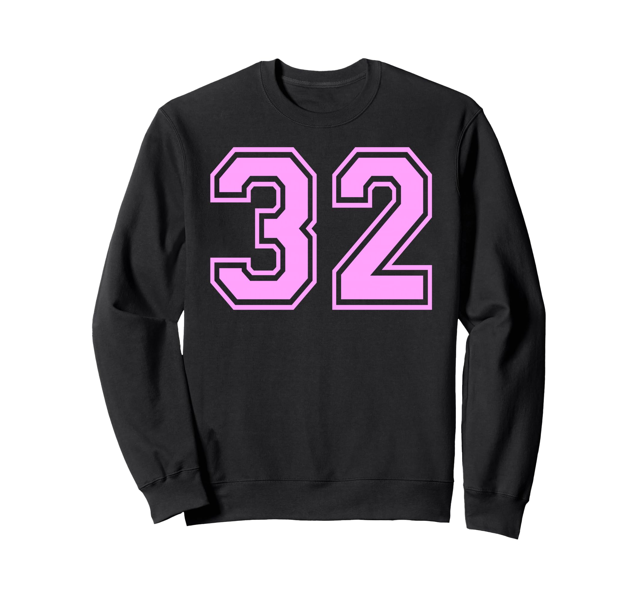 32 Number Thirty Two Sports Varsity Sweatshirt - Unique Graphic for Adults