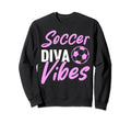Soccer Team Outfit Players Fans Sweatshirt - Minimalist Print Unisex