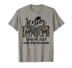 Senior Mom Class 2025 Senior Mama T-Shirt - Minimalist Print for Adults