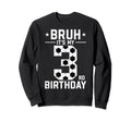 3 Year Old Birthday Soccer Bruh Its Sweatshirt - Unique Graphic Men Women