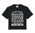 Soccer Coach Gift Funny Thank You Gift T-Shirt - Graphic Print for Adults