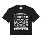 Soccer Coach Gift Funny Thank You Gift T-Shirt - Graphic Print for Adults