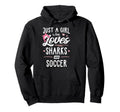 Just Who Loves Sharks And Soccer Gift Hoodie - Fun Novelty Design Men Women