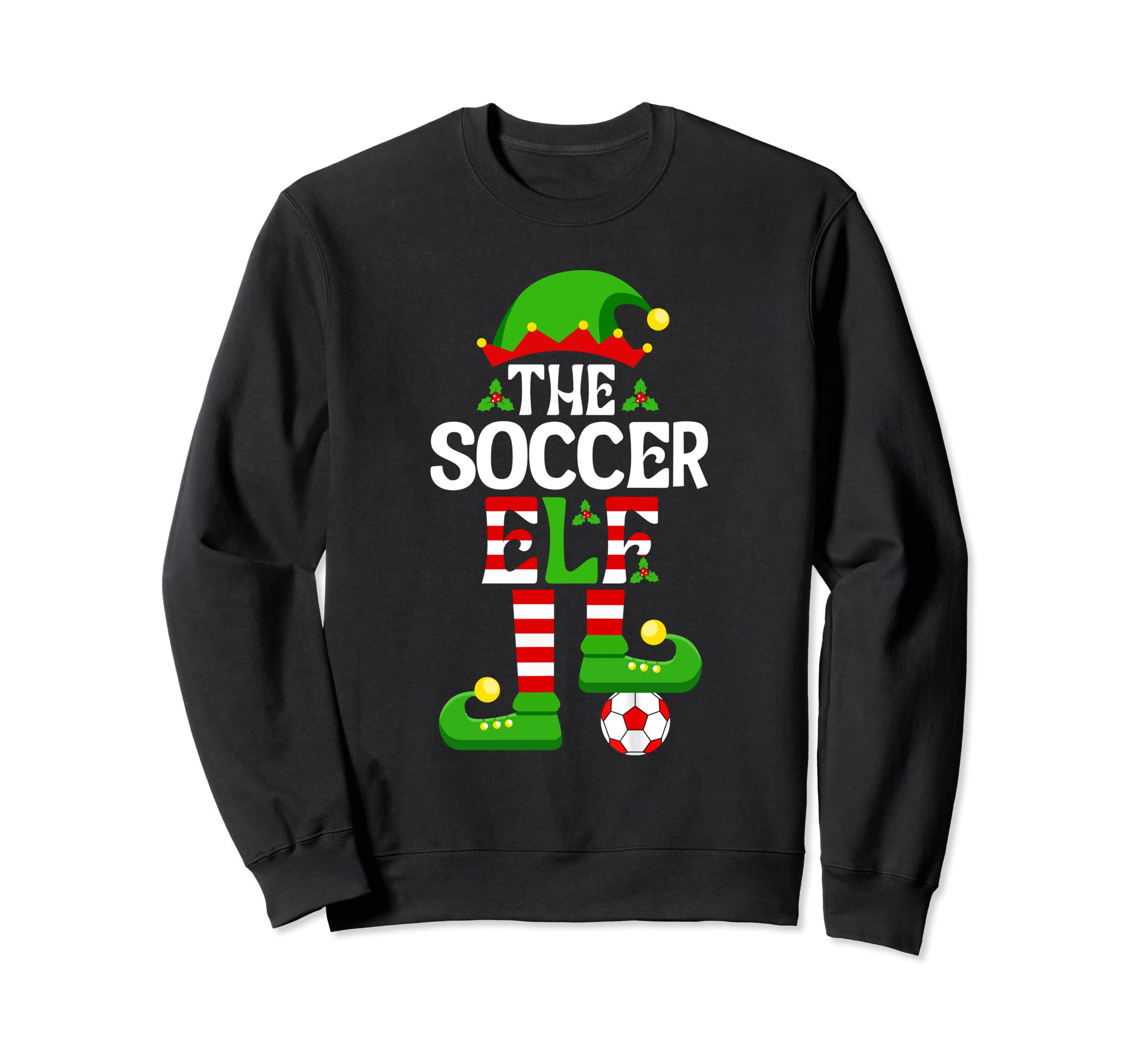Soccer Elf Funny Family Matching Sweatshirt - Novelty Apparel Men Women