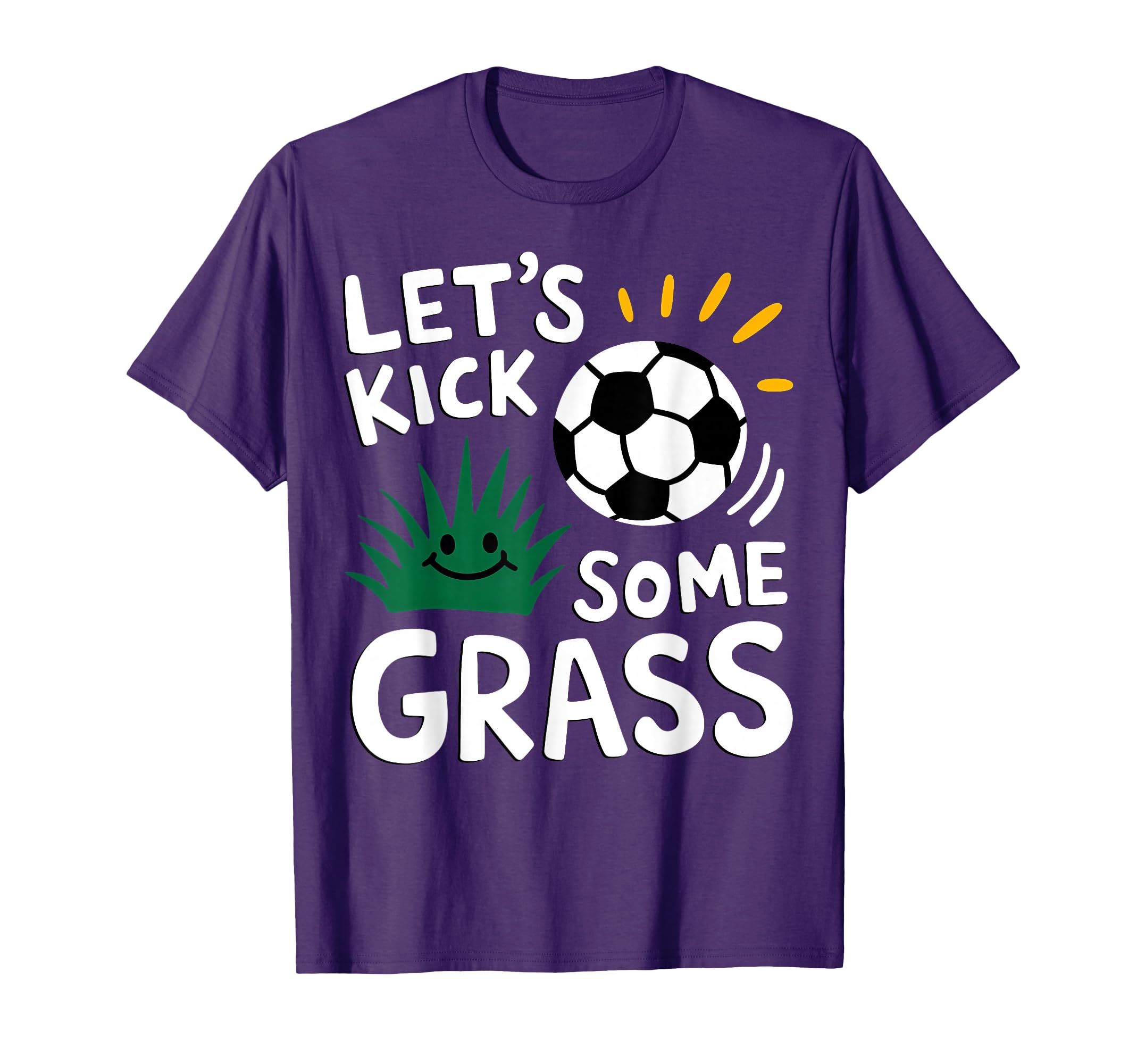 Funny Soccer Player Lets Kick Some T-Shirt - Novelty Apparel for Adults