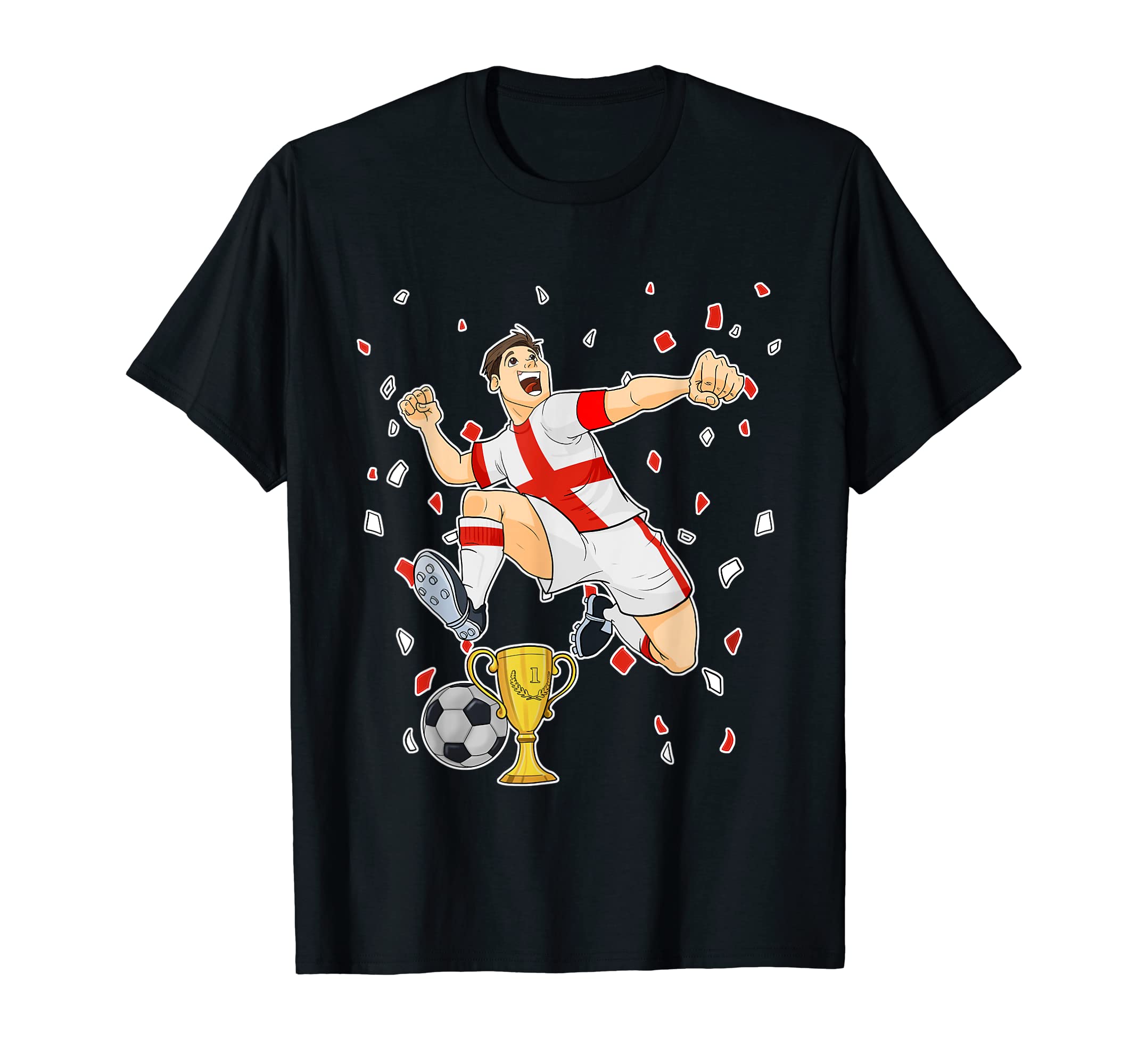 English Soccer I Soccer United T-Shirt - Fun Novelty Design for Adults