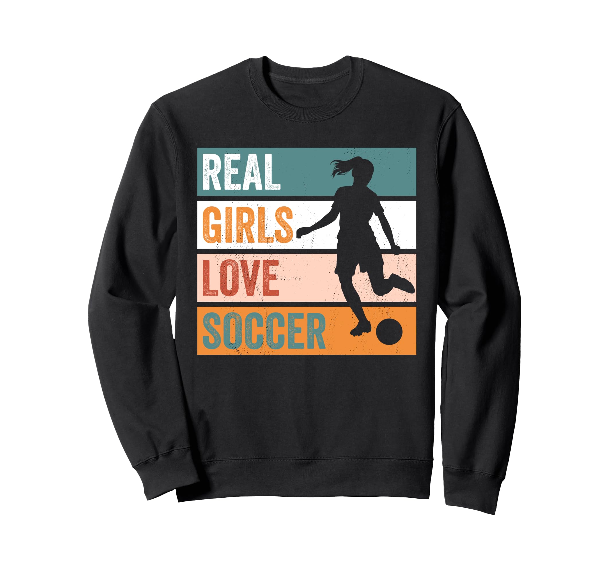 Love Soccer Funny Athlete Athletics Sweatshirt - Minimalist Print Men Women