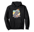 Cat As Soccer Player Goalie Colorful Hoodie - Minimalist Print for Adults