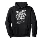 Goal Keeper And Soccer Player Eat Sleep Hoodie - Unique Graphic Men Women
