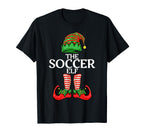 Soccer Elf Family Matching Group T-Shirt - Aesthetic Graphic Men Women